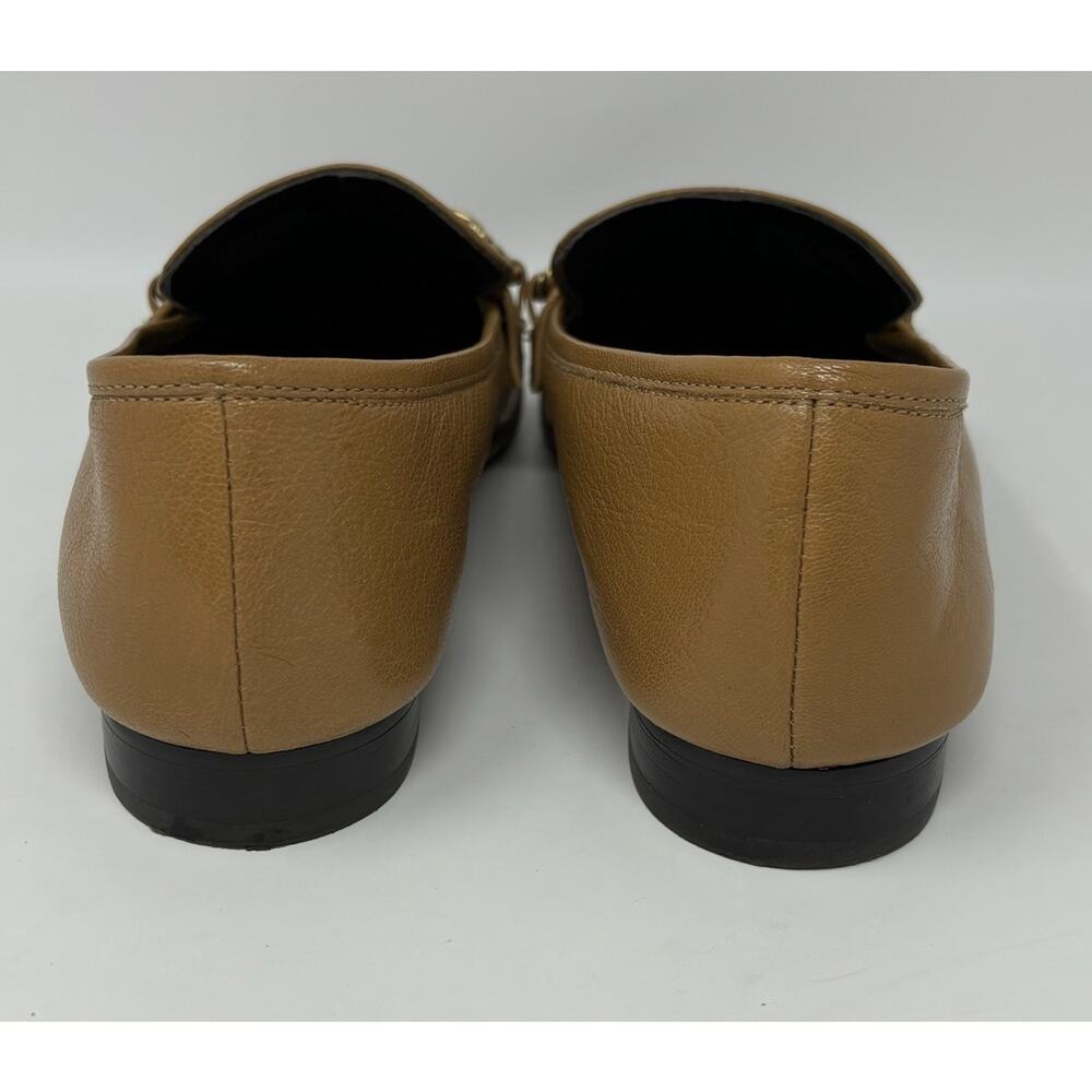 Tory Burch Perrine Loafers Size 7 Brown Horsebit Caramel Preppy Fits Like 8 Read - Picture 4 of 10